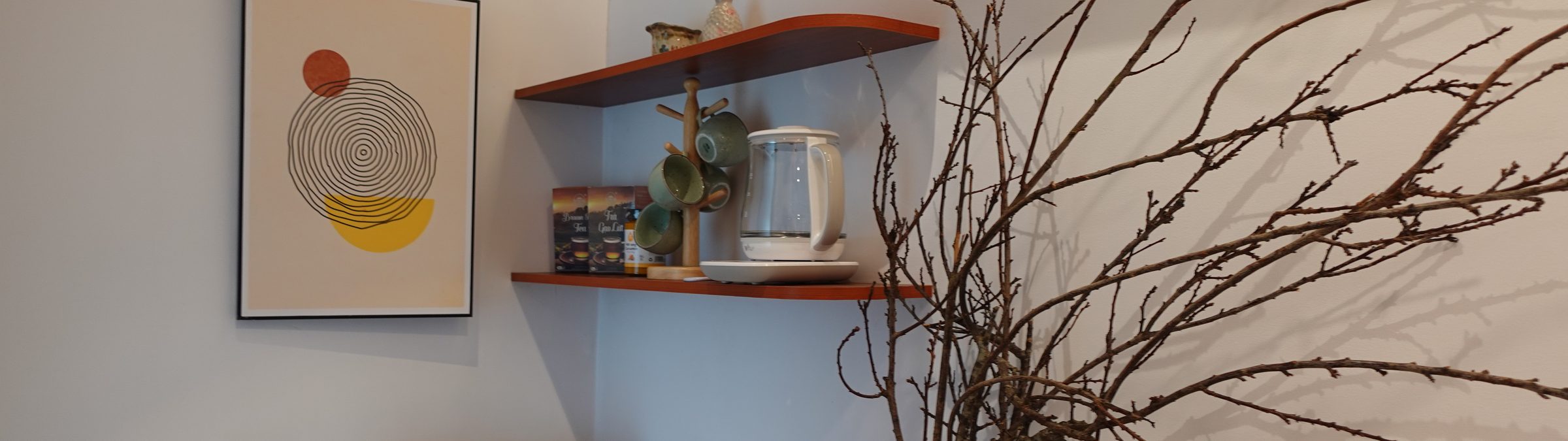 The tea corner at KHI