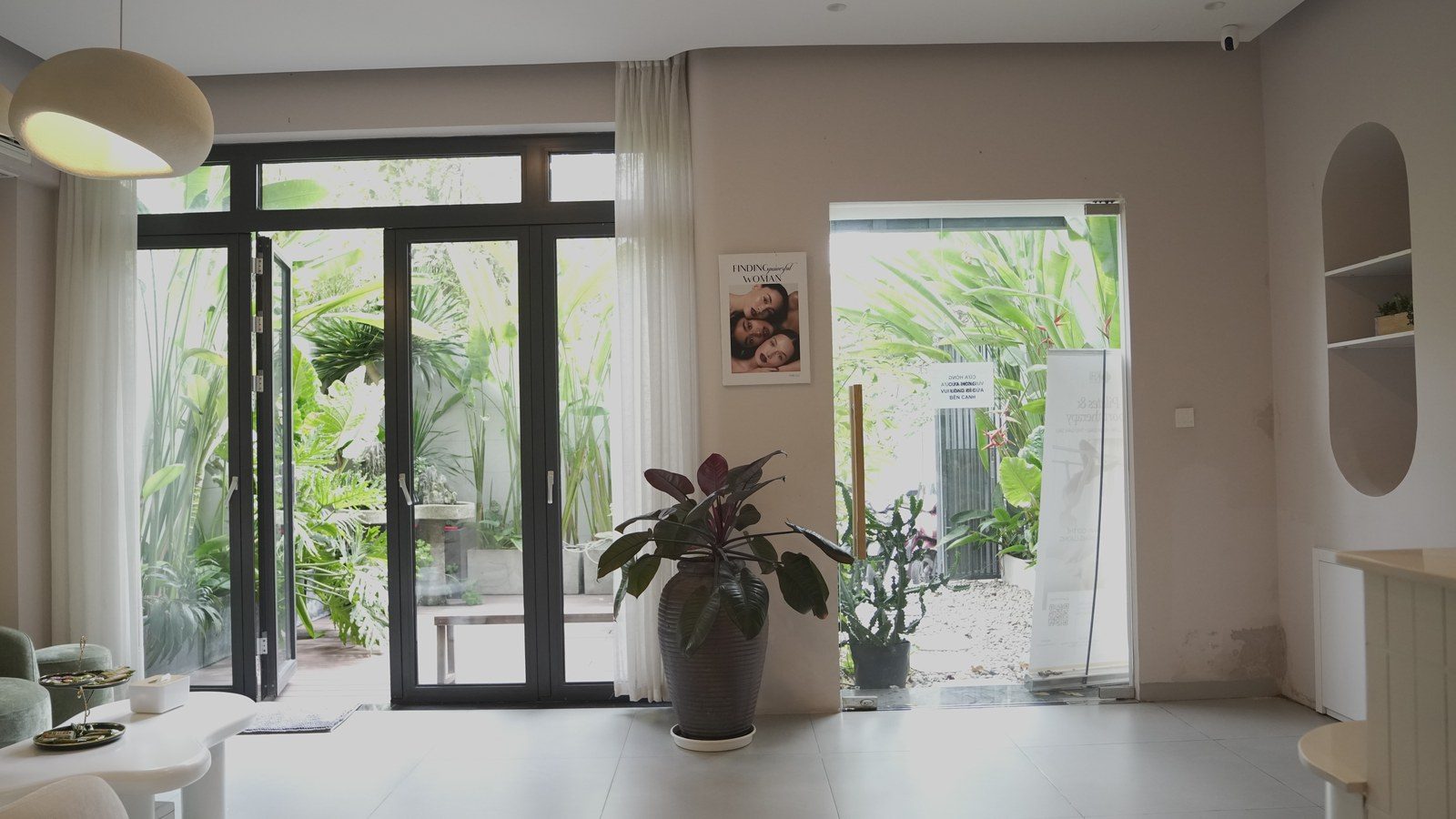 The studio entrance